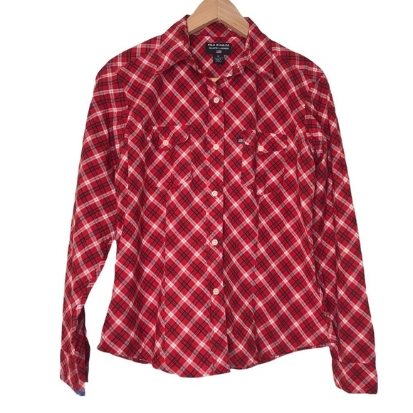 Ralph Lauren Tops - Polo Jeans Ralph Lauren plaid LS shirt sz Medium